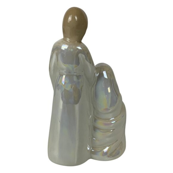 Pier 1 Imports Holy Family Nativity Figurine Ceramic Lusterware in Gift Box - Picture 6 of 8